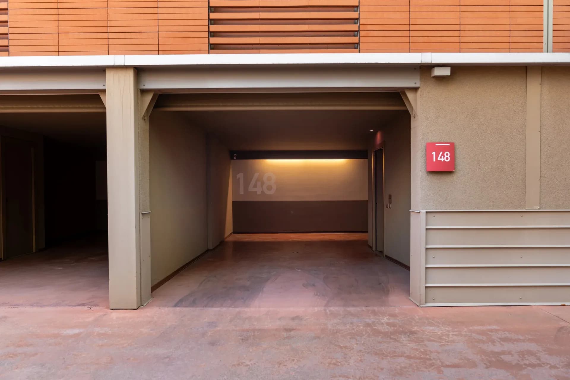 Garage privato aperto