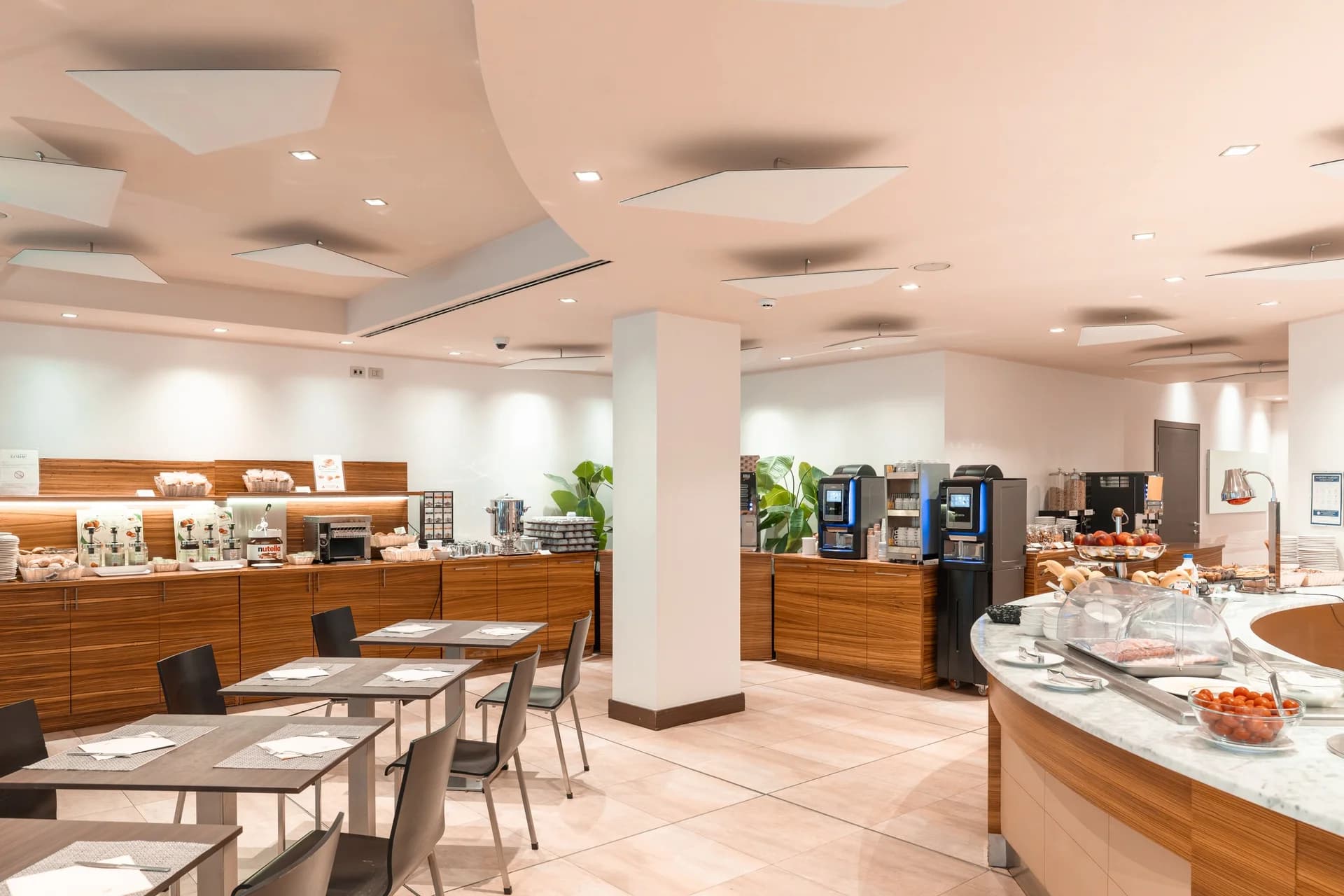 Sala colazioni e buffet